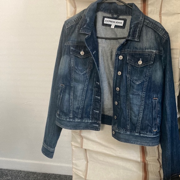Express Jackets & Blazers - Womens Jean jacket Express L
